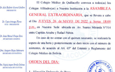 ASAMBLEA EXTRAORDINARIA